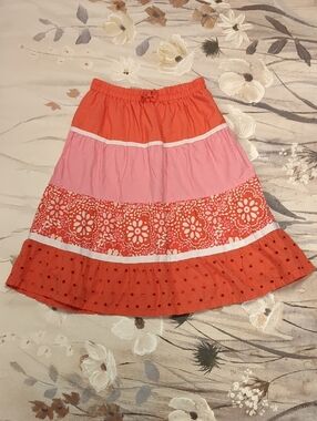 Gymboree Pink Tiered Skirt